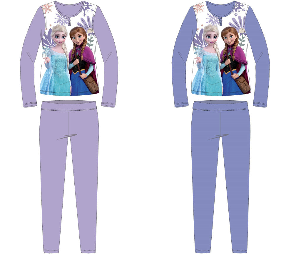 Disney Jégvarázs jersey pamut pizsama - lila - 110-0