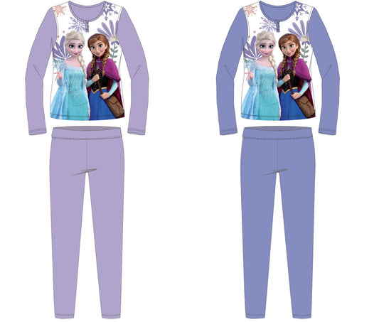 Disney Jégvarázs jersey pamut pizsama - lila - 110-0